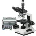 Amscope 40X-1600X Phase-Contrast Trinocular Biological Compound Microscope With Turret Condenser T490A-PCT